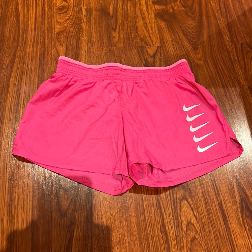 pink nike shorts